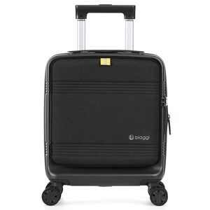 NWT Biaggi Runway Hybrid Expandable Underseater Luggage Black